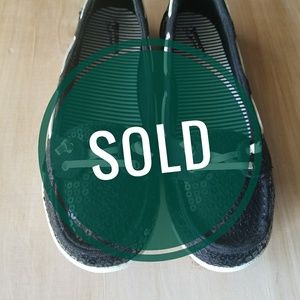 Arizona black sequined shoes, size 8